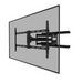 Neomounts Screen Wall Mount (full motion 3 pivots VESA 800x400) - Стойки за стена<<<NEOMOUNTS BY NEWSTAR