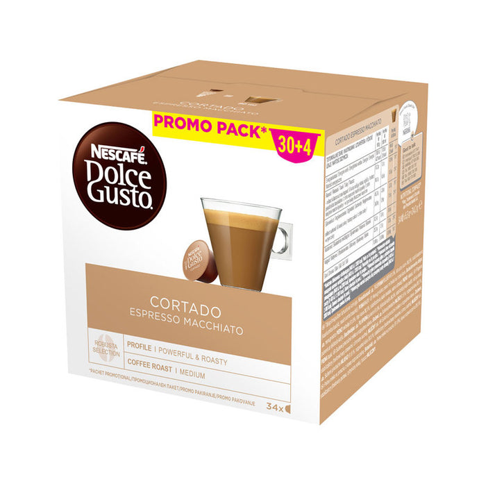 COFFEE NESCAFE D.GUSTO CORTADO 34 PCS.