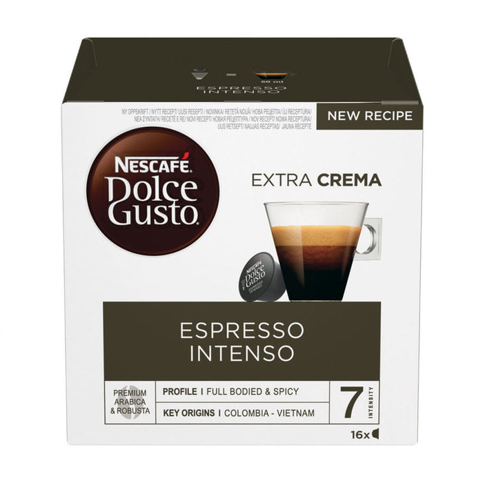 COFFEE CAPSULES NESCAFE DOLCE GUSTO INTENSO 16PCS.