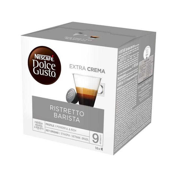 COFFEE CAPSULES NESCAFE DOLCE GUSTO RISTRETTO BARISTA