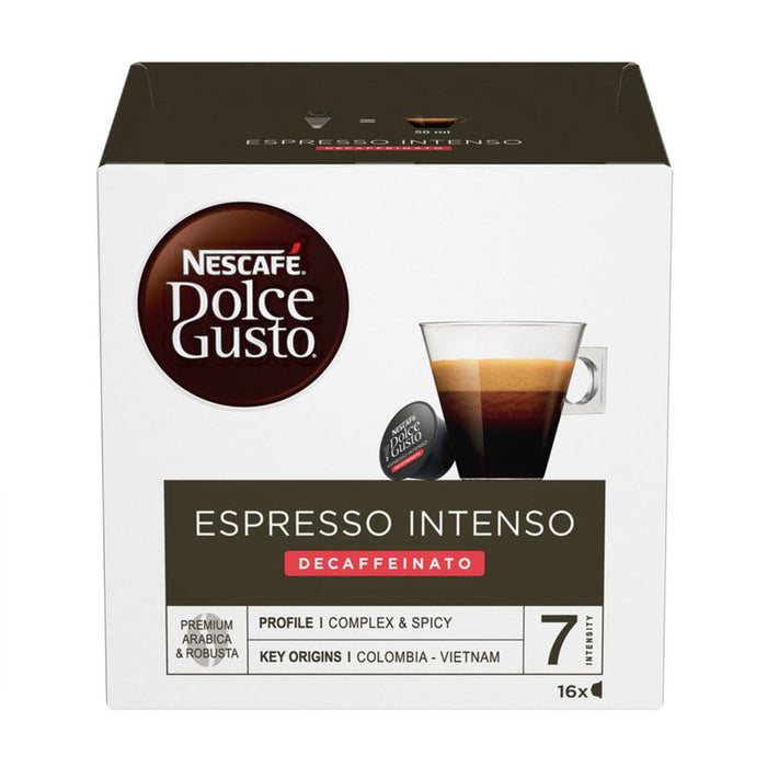 COFFEE CAPSULES NESCAFE DOLCE GUSTO INTENSO DECAF