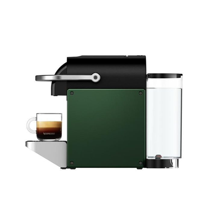 Coffee machine with capsules NESPRESSO Pixie Dark Green