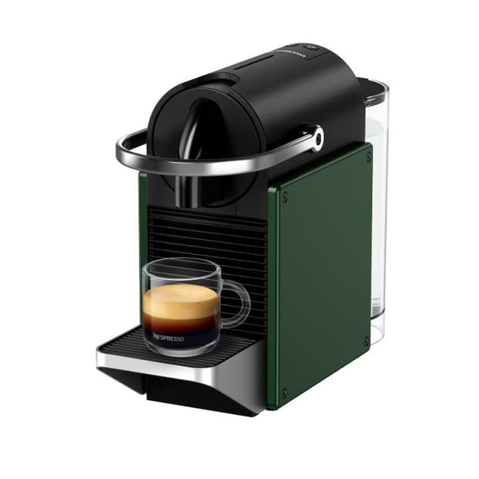 Coffee machine with capsules NESPRESSO Pixie Dark Green
