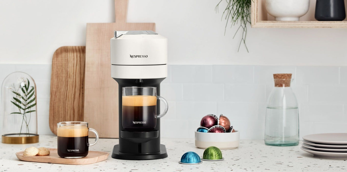 Capsule coffee machine NESPRESSO VERTUO NEXT GDV1EU WH 1100.00 ml, WHITE