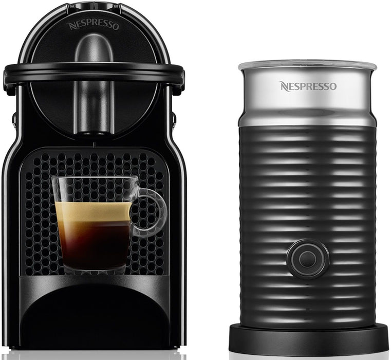 Coffee machine with Nespresso capsules A3ND40EUBK-DL Inissia Black and Aeroccino