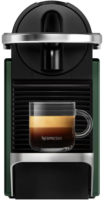Coffee machine with capsules NESPRESSO Pixie Dark Green
