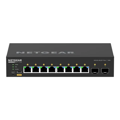 NETGEAR 10PT M4250-8G2XF-POE+ Managed Switch - Switch - CLI Managed<<<Мрежи<<<Мрежи и умен дом<<<ALSO&&&Компютър Мрежи