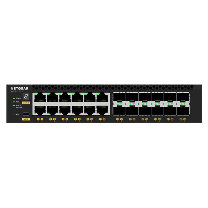 NETGEAR 24PT M4350-12X12F Managed Switch - Switch - CLI Managed<<<Мрежи<<<Мрежи и умен дом<<<ALSO&&&Компютър Мрежи и