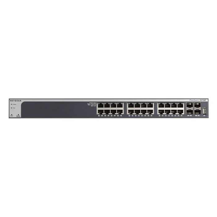 NETGEAR 28-Port 10G Ethernet Smart Switch (XS728T) - Switch - CLI Managed<<<Мрежи<<<Мрежи и умен дом<<<ALSO