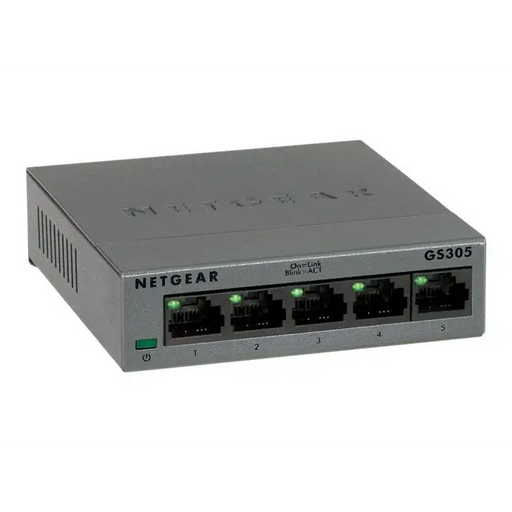 NETGEAR 5-port Gigabit Ethernet Unmanaged Switch GS305 - Комутатор - Неуправляеми<<<Мрежи<<<Мрежи и умен