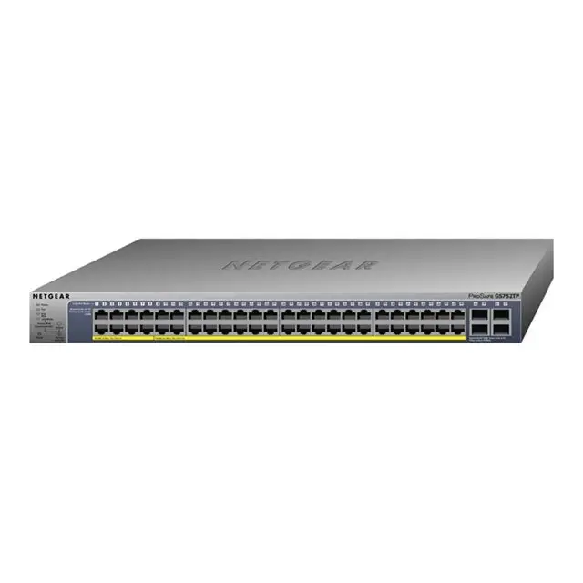 NETGEAR 52port GE POE+ Smart Managed Pro Switch W/Cloud Management W/1-Year Of Insight Subscription Gs752Tp - Комутатор