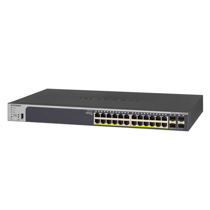NETGEAR GS728TPP Managed L2/L3/L4 Gigabit Ethernet (10/100/1000) Power over Ethernet (PoE) 1U Black - Комутатор