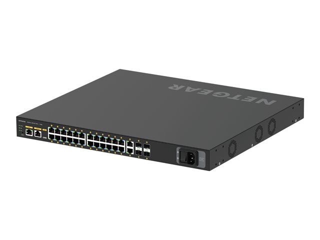 NETGEAR AV Line M4250-26G4XF-PoE+ 24x1G PoE+ 480W 2x1G and 4xSFP+ Managed Switch