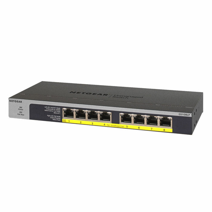 NETGEAR 8-Port PoE/PoE+ Gigabit Ethernet Unmanaged Switch GS108LP