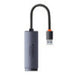 Network adapter Baseus Lite Series USB to RJ45 1000Mbps (grey) - Adapters connectors and converters<<<IT
