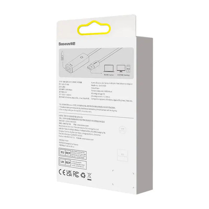 Network adapter Baseus Lite Series USB to RJ45 (black) - Adapters connectors and converters<<<IT Accessories<<<InnproXML
