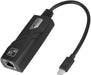 Network adapter Estillo 10/100/1000 Mbps USB-C 3.1 to RJ45 Black - Мрежови карти<<<Мрежово оборудване<<<ValiAPI