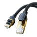Network cable cat.8 Baseus Ethernet RJ45 40Gbps 8m (black) - Network cables<<<Cables<<<IT
