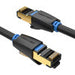 Network Cable CAT8 SFTP Vention IKABK RJ45 Ethernet 40Gbps 8m Black - Network cables<<<Cables<<<IT