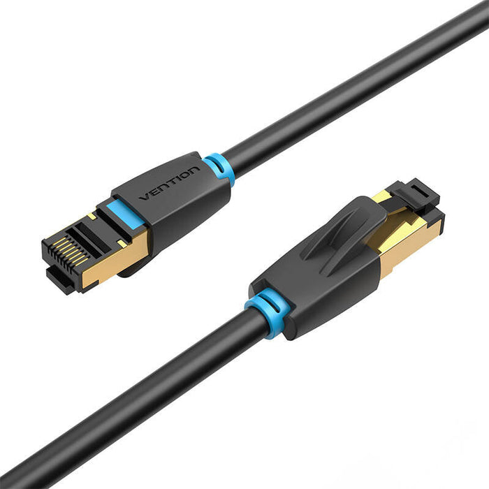 Network Cable CAT8 SFTP Vention IKABK RJ45 Ethernet 40Gbps 8m Black - Network cables<<<Cables<<<IT