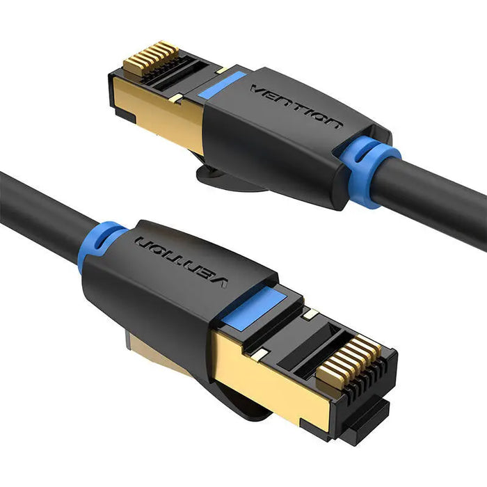 Network Cable CAT8 SFTP Vention IKABN RJ45 Ethernet 40Gbps 15m Black - Network cables<<<Cables<<<IT