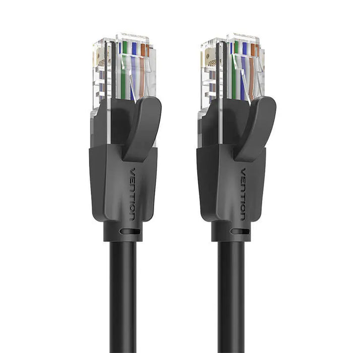 Network Cable UTP CAT6 Vention IBEBK RJ45 Ethernet 1000Mbps 8m (black) - Network cables<<<Cables<<<IT