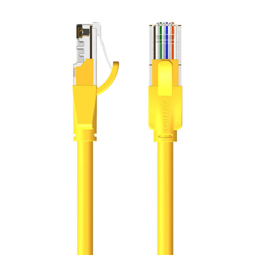 Network Cable UTP CAT6 Vention IBEYF RJ45 Ethernet 1000Mbps 1m Yellow - Network cables<<<Cables<<<IT