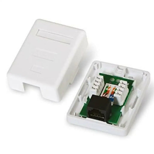 Network Connection Box NANOCABLE 10.21.1501 UTP RJ45 6 White - Компютър Кабели и адаптери<<<Компютри|