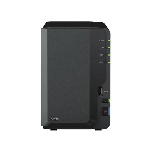 Network storage Synology DS223 For 2 disks 2GB Gigabit USB3.2 - Сторидж у-ва и консумативи<<<ValiAPI&&&Компютър Мрежи и