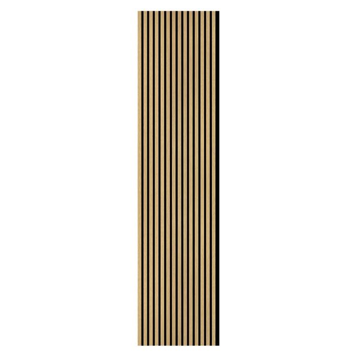 ACOUSTIC PANEL WITH DECORATIVE FOIL NEUHOFER LIGHT OAK 267X57X1.9 CM