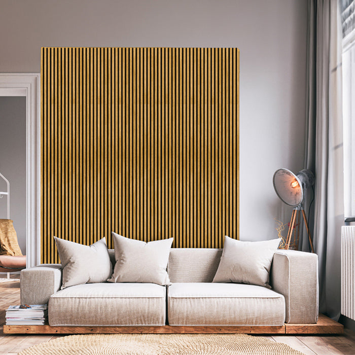 ACOUSTIC PANEL WITH DECORATIVE FOIL NEUHOFER LIGHT OAK 267X57X1.9 CM