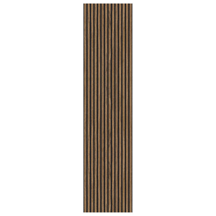 ACOUSTIC PANEL WITH NATURAL VENEER NEUHOFER WALNUT 267X57X1.9 CM