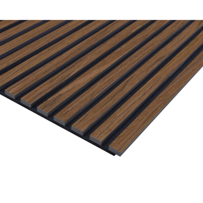 ACOUSTIC PANEL WITH NATURAL VENEER NEUHOFER WALNUT 267X57X1.9 CM