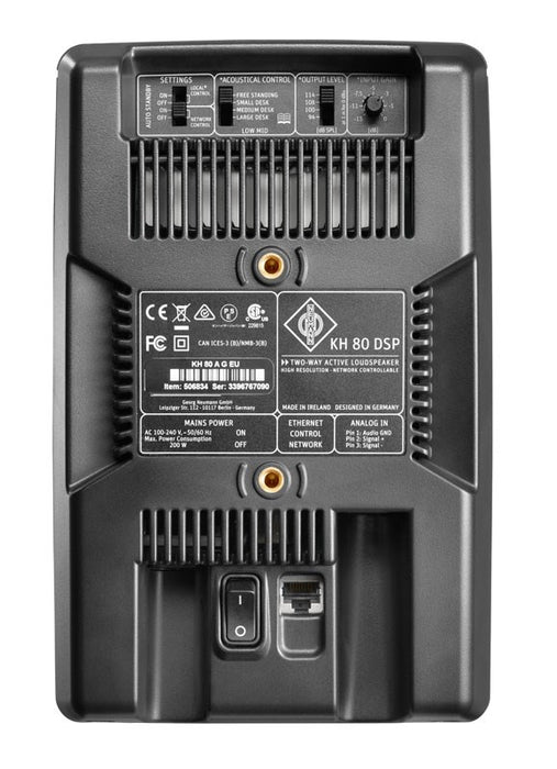 Neumann KH 80 DSP A G - active 2-way (4‘+1’) studio monitor