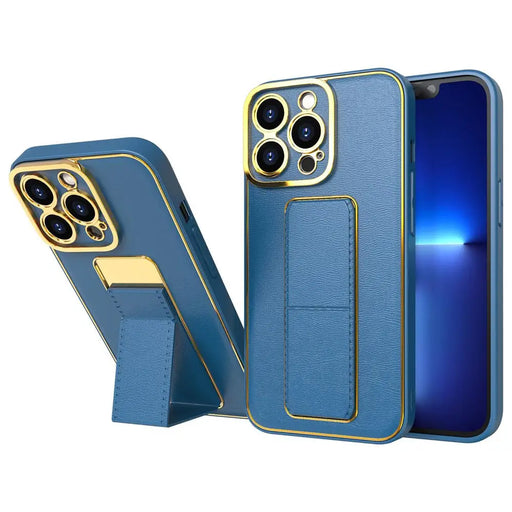 New Kickstand Case case for iPhone 13 with stand blue - Cell phone cases and covers<<<HurtelXML