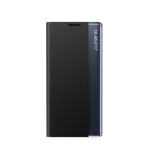 New Sleep Case for Samsung Galaxy S25 Ultra Cover with Flip and Stand - Black - Cell phone cases and covers<<<HurtelXML