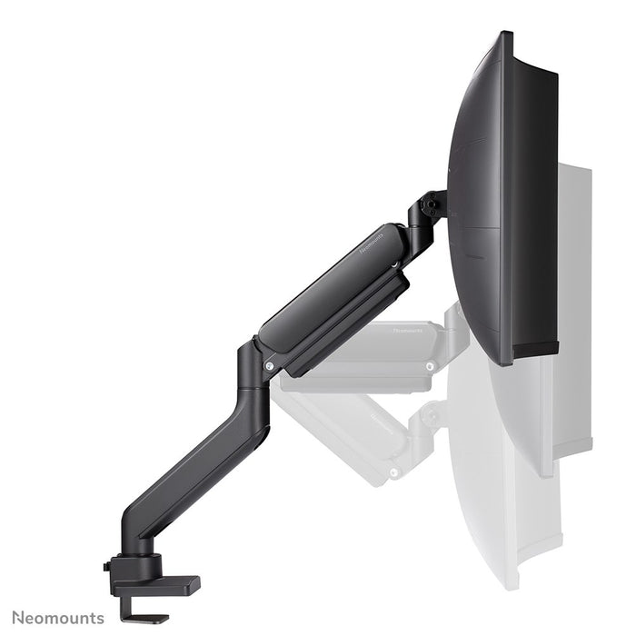 Neomounts Next Core Desk Mount 1 Ultra Wide Curved screen (topfix clamp & grommet)