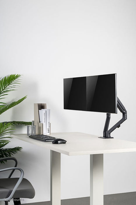 Neomounts Flat Screen Desk Mount (stand/grommet) for 2 screens