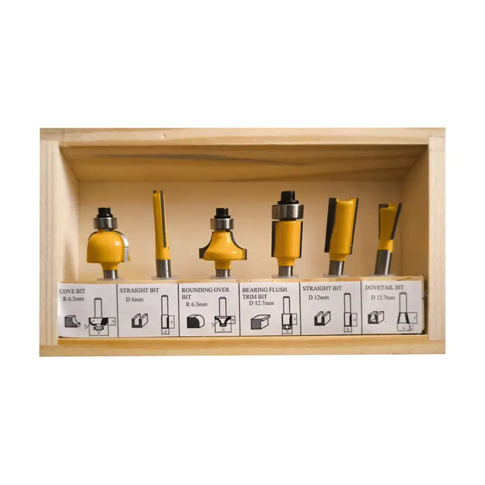 NEXTOOL Drax-A6 6 PCS - Фрезери<<<Консумативи за електроинструменти<<<Инструменти и железария<<<Praktiker