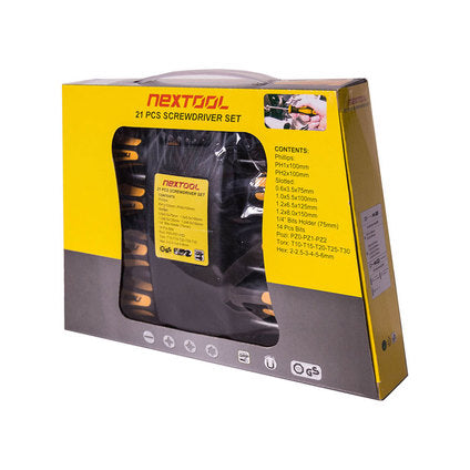 NEXTOOL D1105-14 SCREWDRIVER AND BIT SET