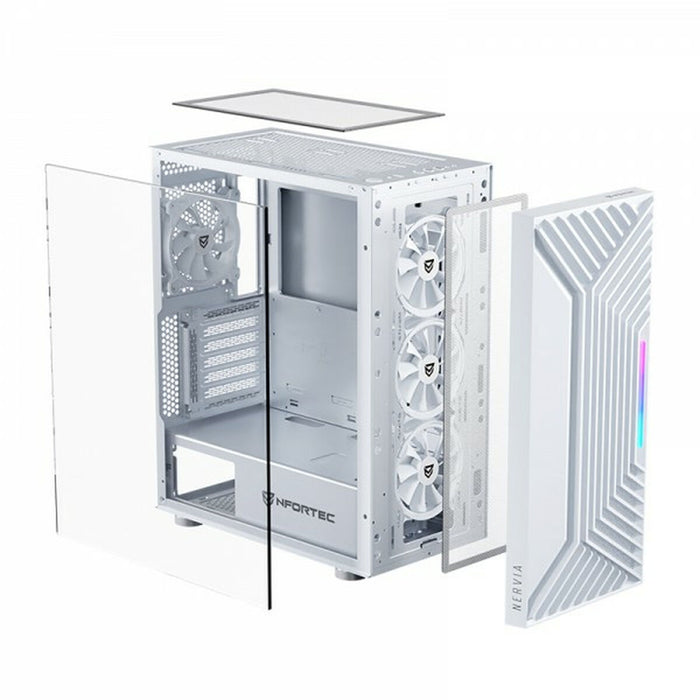 ATX Semi-tower Box Nfortec NF-CS-NERVIA-W White