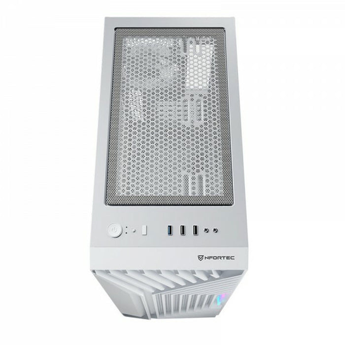 ATX Semi-tower Box Nfortec NF-CS-NERVIA-W White