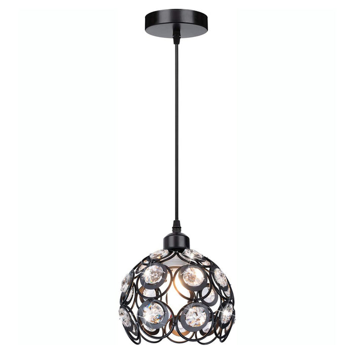 CRYSTAL CHANDELIER BLACK NG