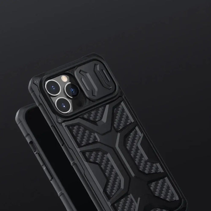 Nillkin Adventruer Case Case for iPhone 13 Pro Armored Cover with Camera Protector Black - Cell phone cases