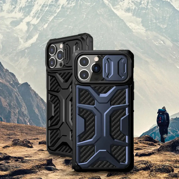 Nillkin Adventruer Case Case for iPhone 13 Pro Armored Cover with Camera Protector Black - Cell phone cases