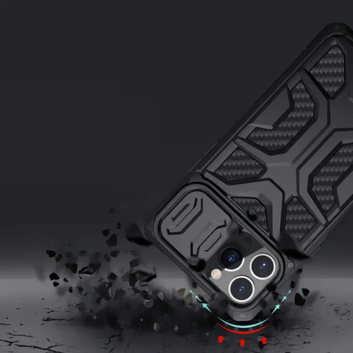 Nillkin Adventruer Case Case for iPhone 13 Pro Armored Cover with Camera Protector Black - Cell phone cases