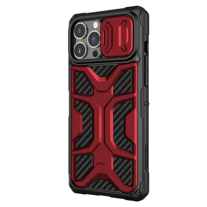 Nillkin Adventruer Case case for iPhone 13 Pro Max armored cover with camera cover red - Cell phone cases