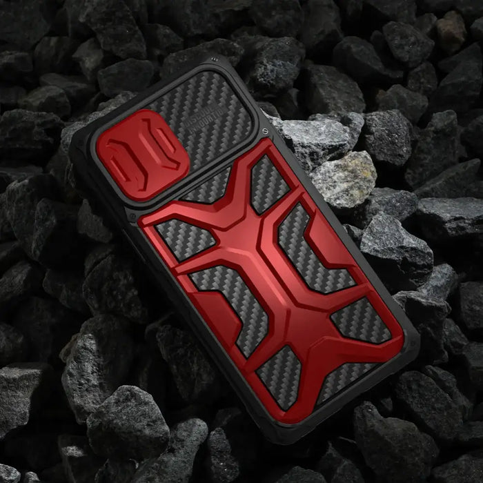 Nillkin Adventruer Case case for iPhone 13 Pro Max armored cover with camera cover red - Cell phone cases