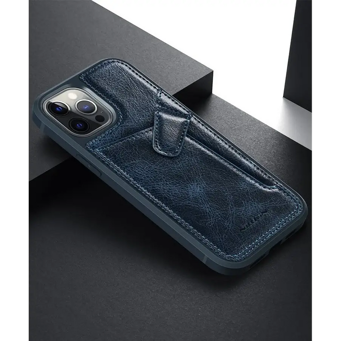 Nillkin Aoge Leather Case flexible armored genuine leather case with pocket for iPhone 12 mini brown - Cell phone cases