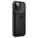 Nillkin Aoge Leather Case Flexible Armored Genuine Leather Case with Pocket for iPhone 12 Mini Black - Cell phone cases